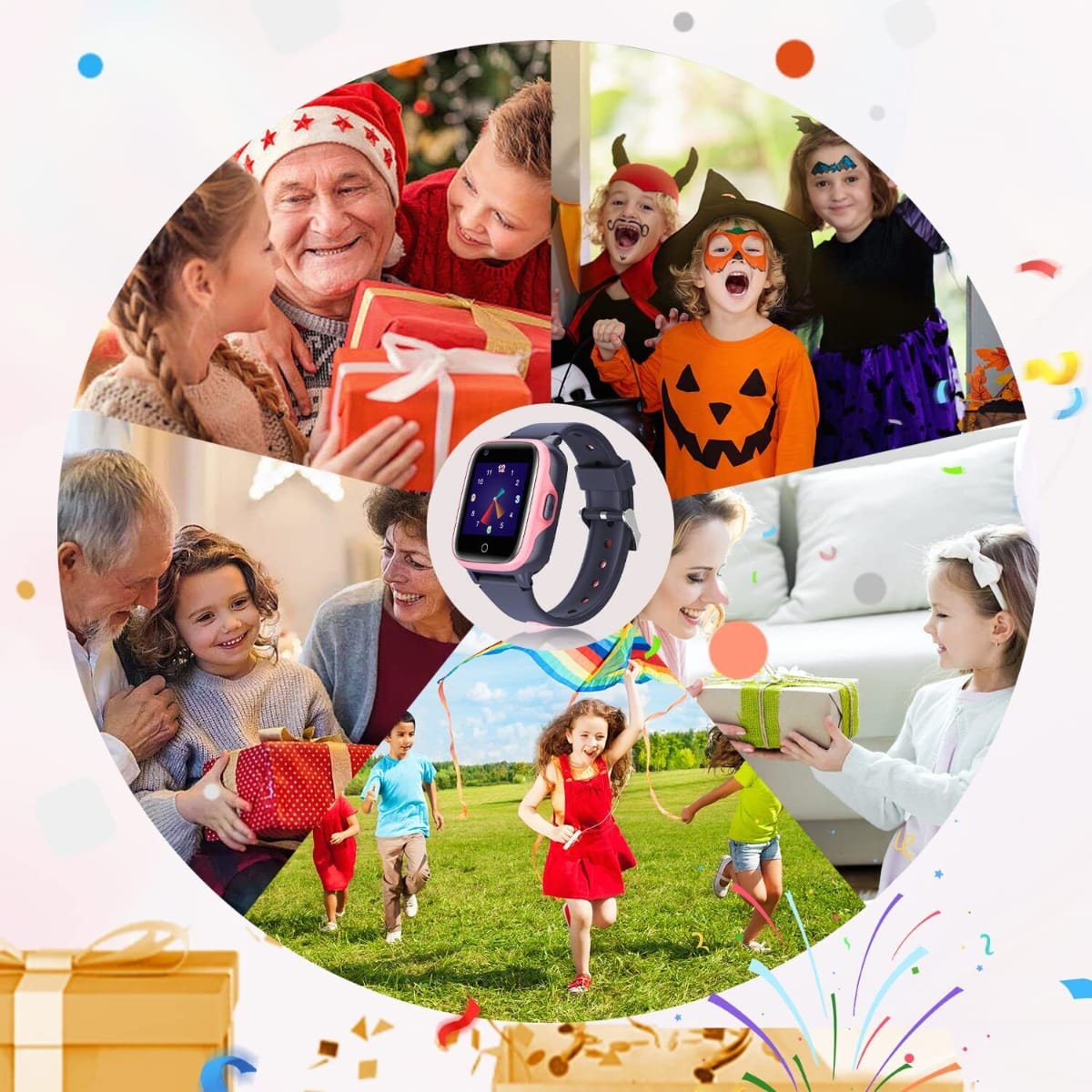 Chytré hodinky pro děti SmartKid Pro se sim kartou, GPS, fotoaparátem