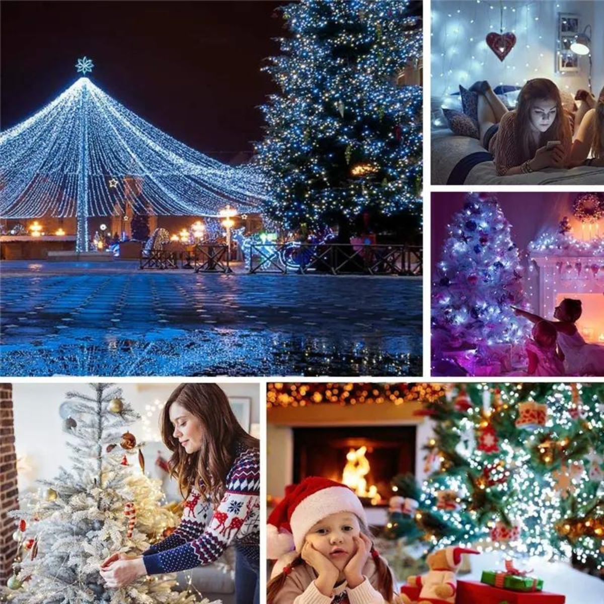 LED Světelný závěs 3x3m