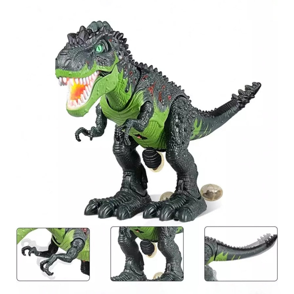 Dinosauří robot chrlící oheň