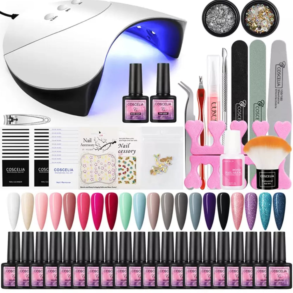 Sada na manikúru + UV/LED lampa