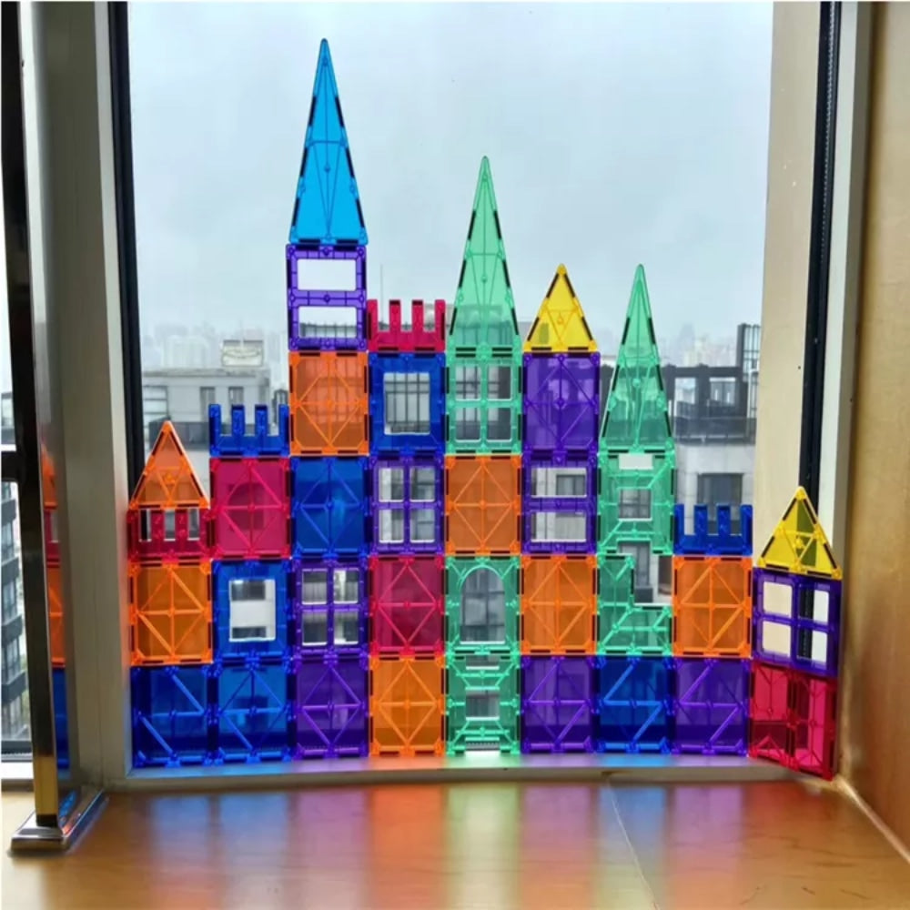 Magnetické stavebnice - Kreativní sada - 196 dílků