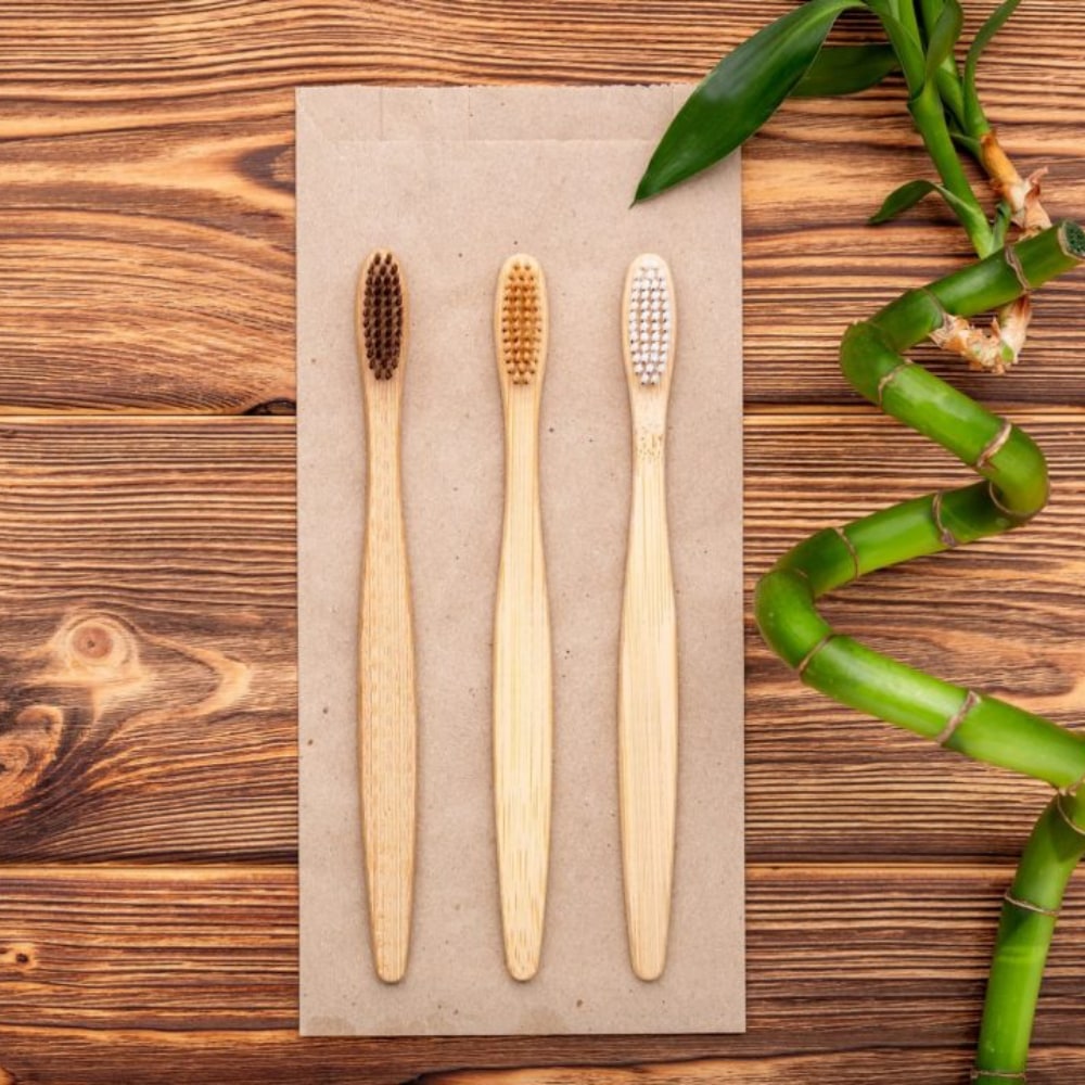 Zubní kartáček BAMBOO - Sada 4 kusů