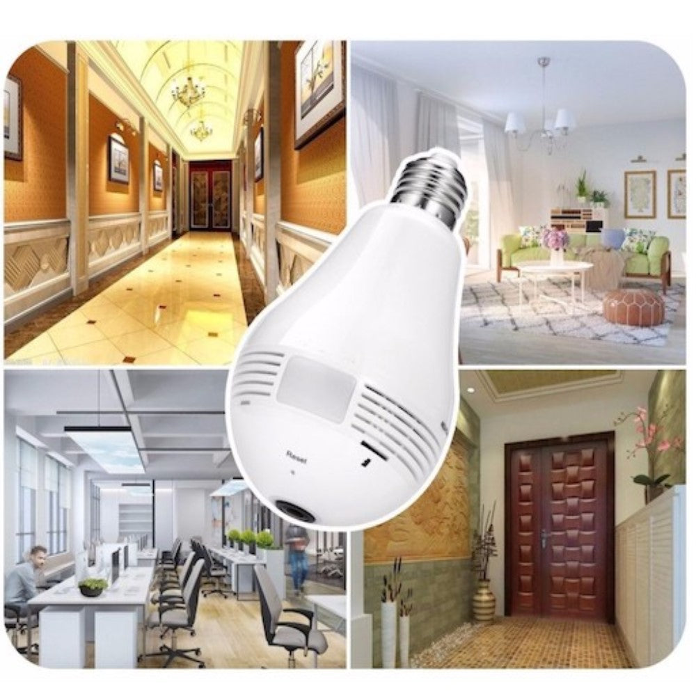 Bezdrátová ip monitorovací kamera ve tvaru žárovky
