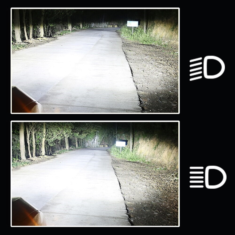 LED Autožárovky s ventilátorem, avio hliník