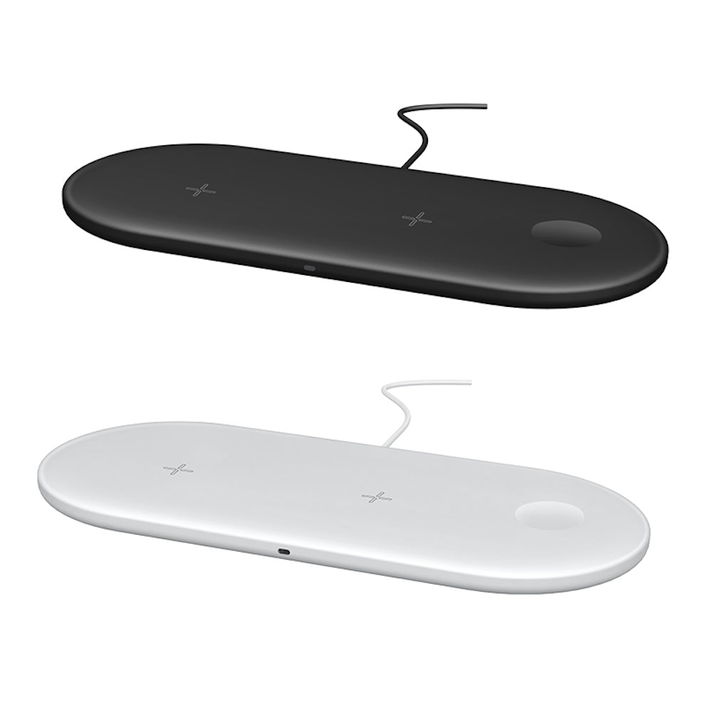 Bezdrátová nabíječka 3v1 pro mobilní telefon, sluchátka a hodinky