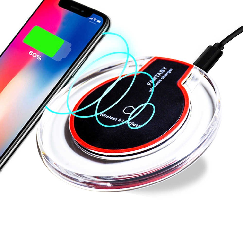 Rychlá bezdrátová nabíječka QI pro mobilní telefony