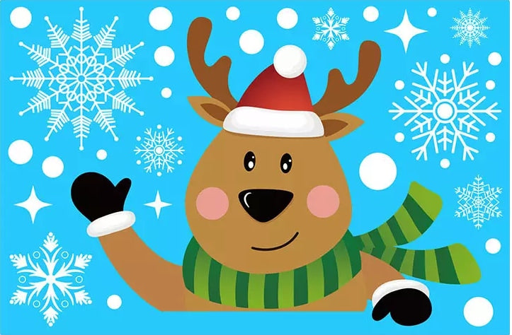 Vánoční samolepky