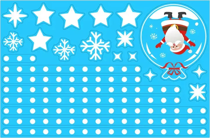 Vánoční samolepky