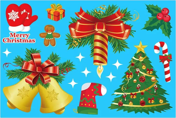 Vánoční samolepky