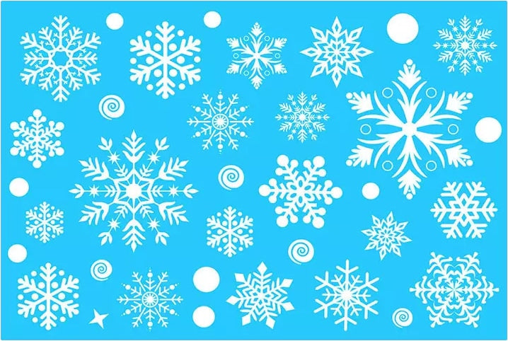 Vánoční samolepky