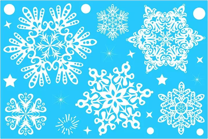 Vánoční samolepky