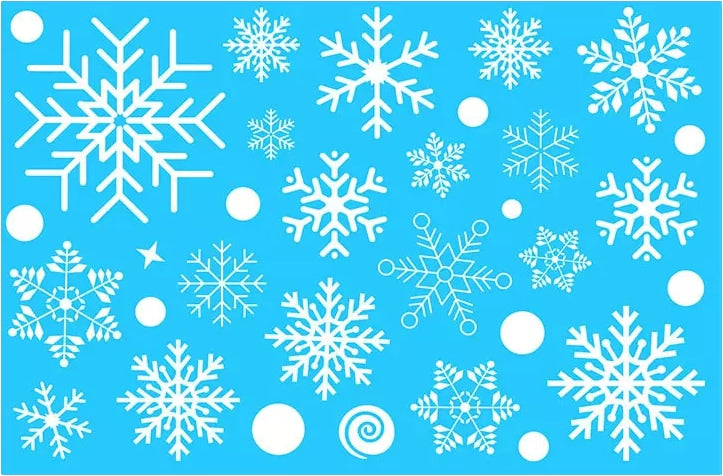 Vánoční samolepky