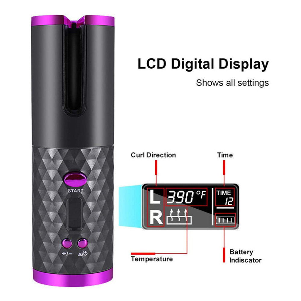 Automatická bezdrátová kulma na vlasy