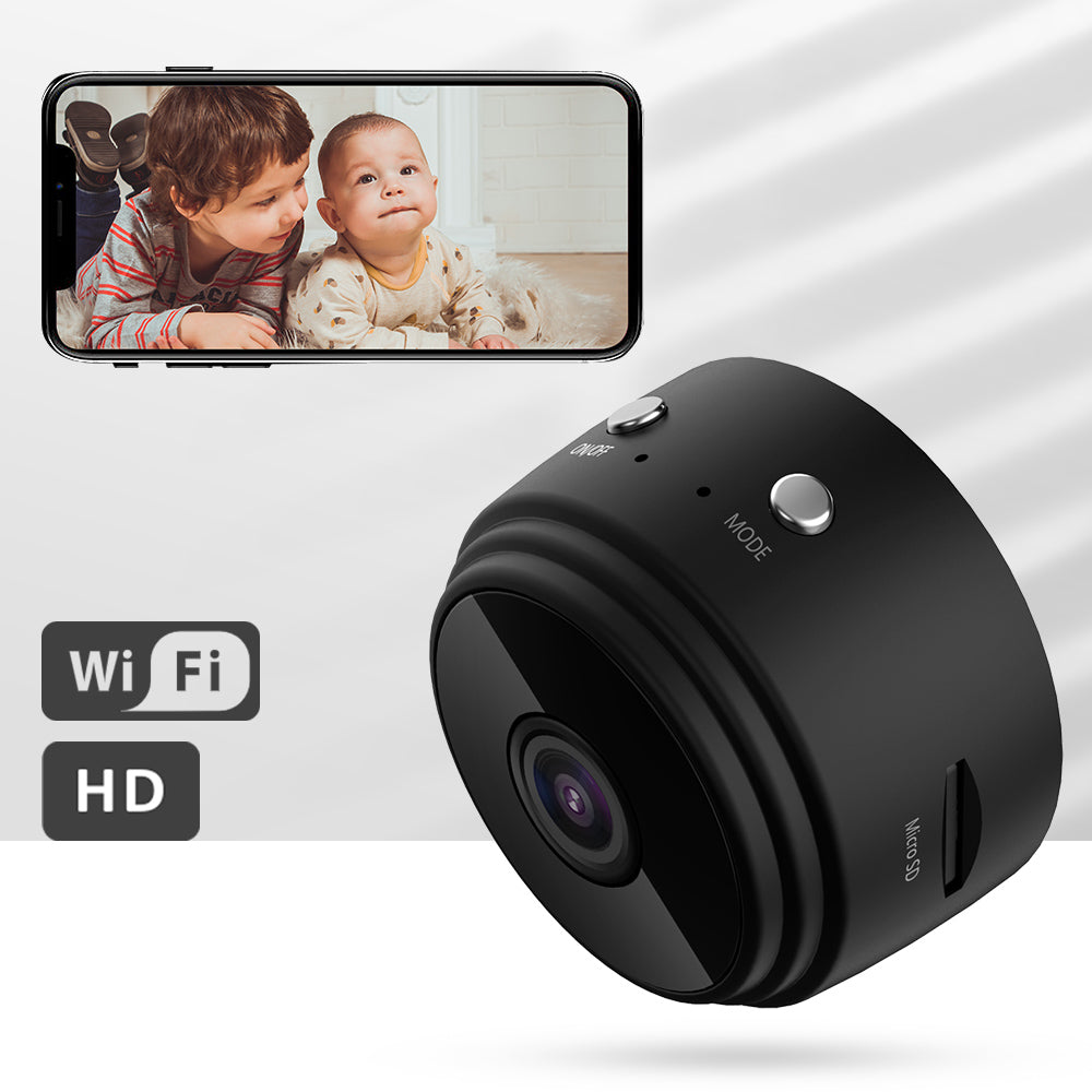 Mini monitorovací kamera, WiFi, živé sledování live, denní a noční nahrávání