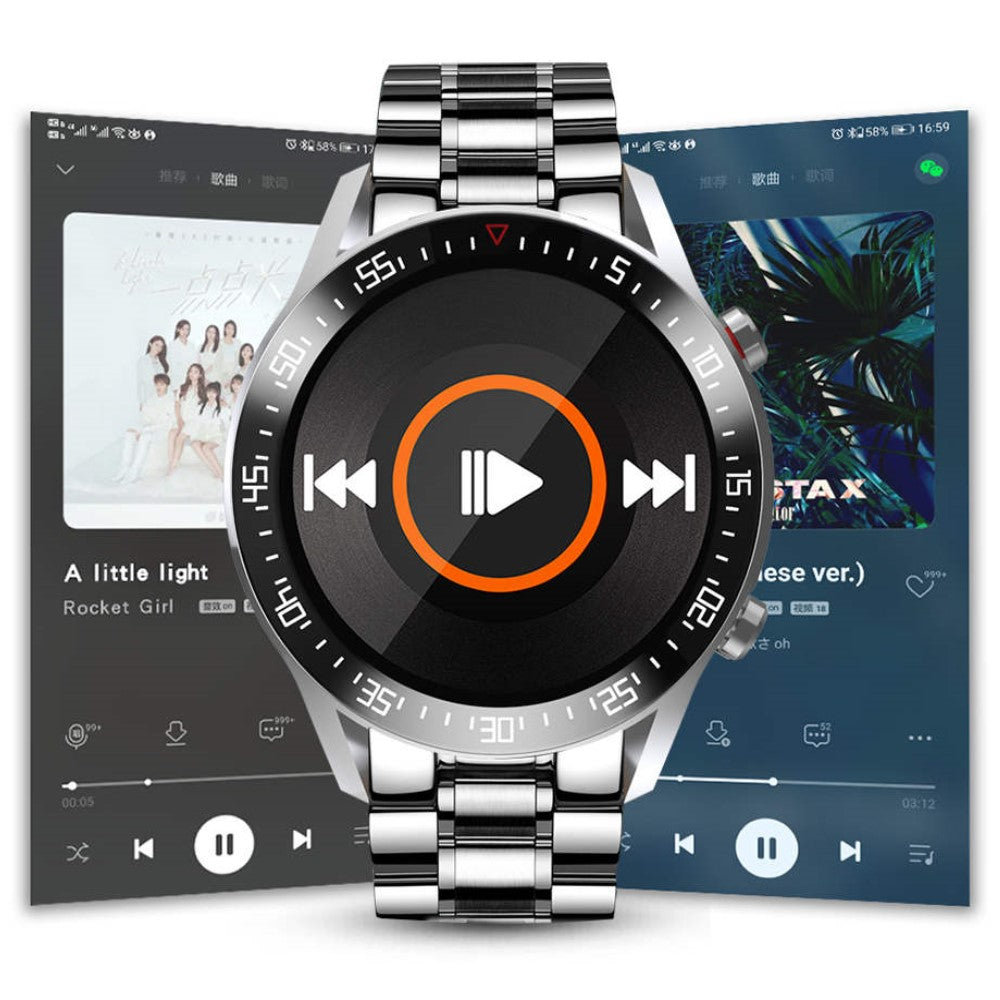 Chytré hodinky Smart steel