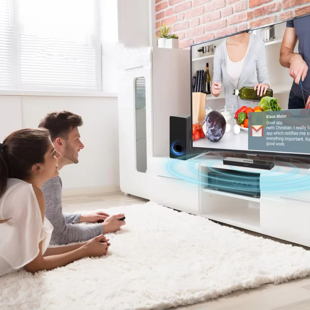 Soundbar s Bluetooth a bezdrátovým subwooferem