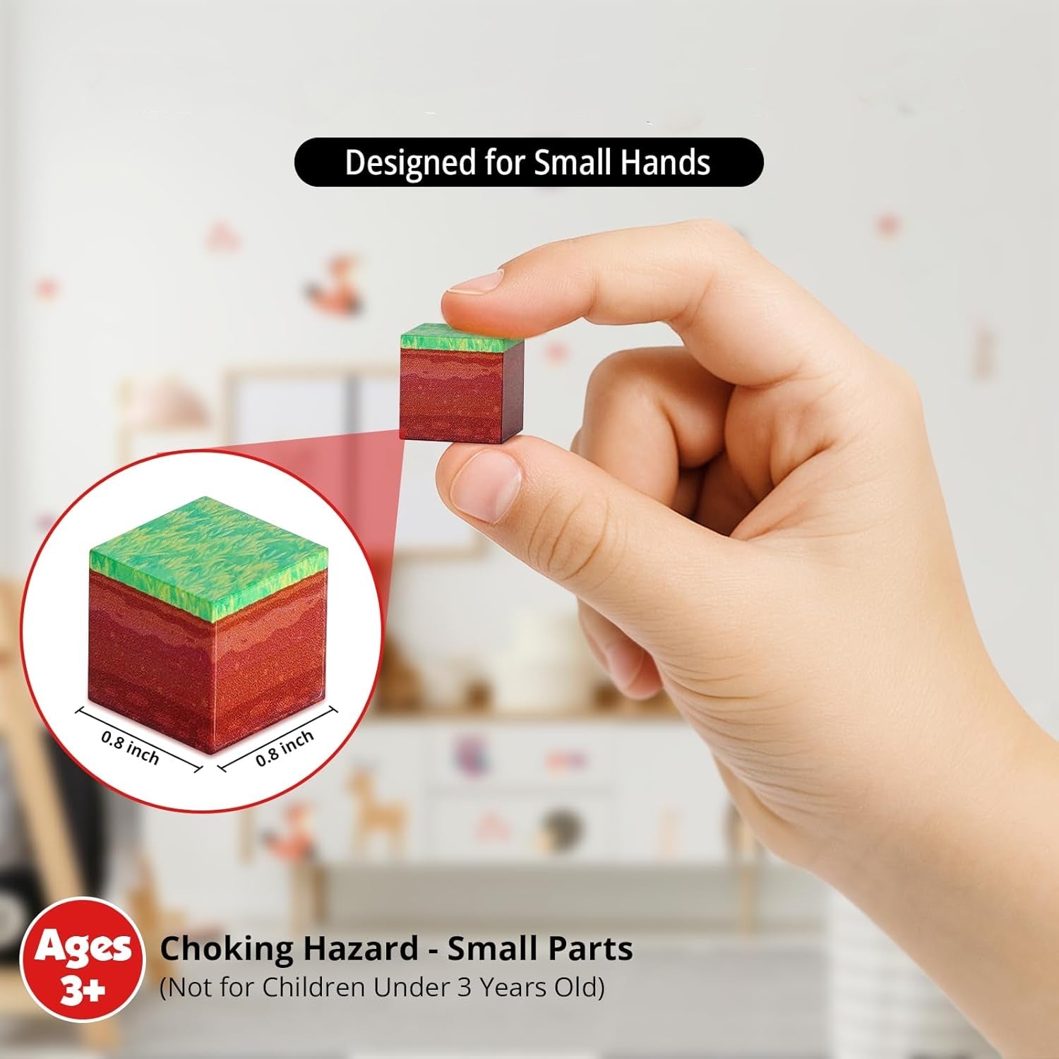 MAGNECRAFT Magnetic Blocks – 200 ks magnetických stavebních kostek STEM hračka pro děti od 3 let