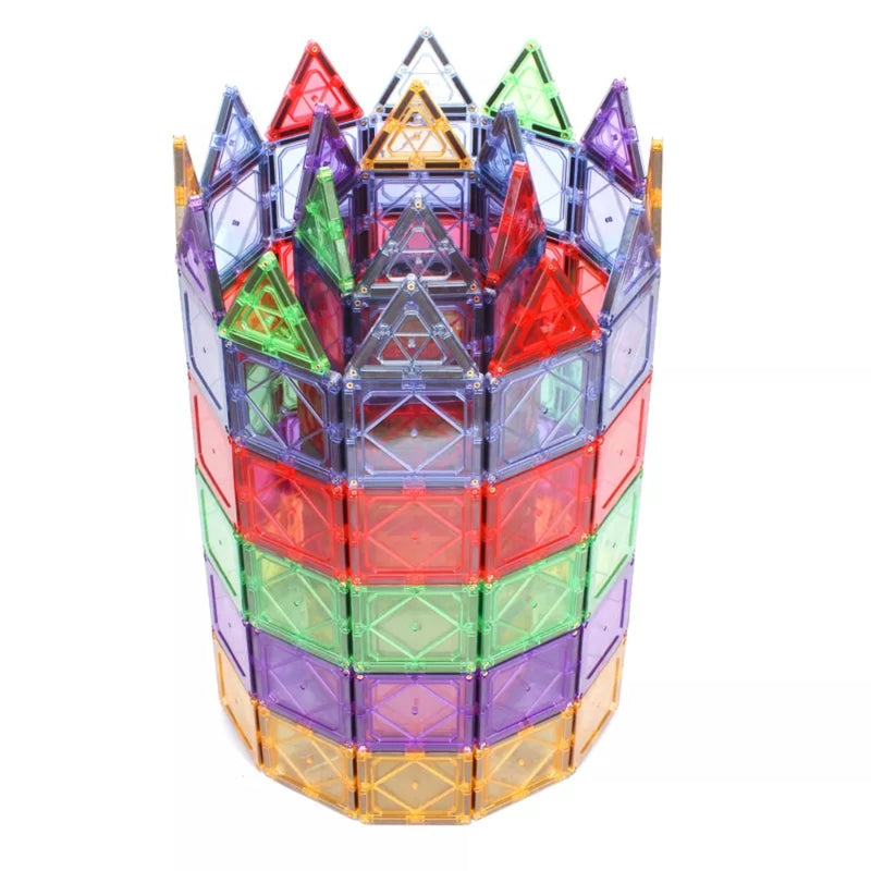 Kreativní sada magnetických bloků - 100 kusů
