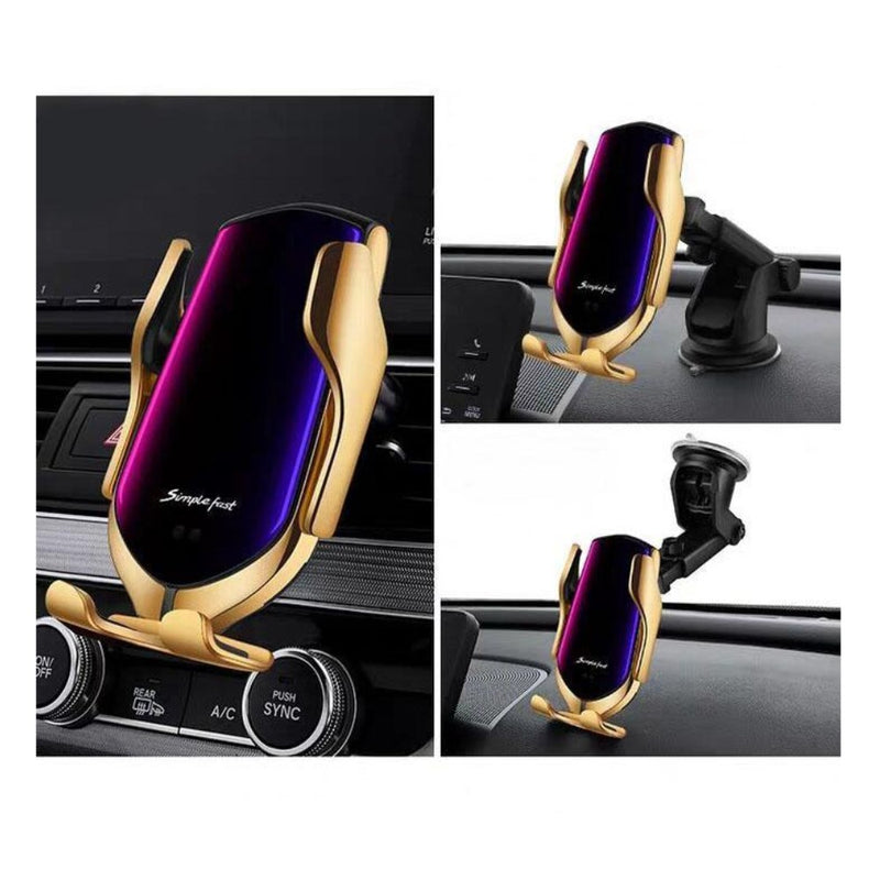 Magnetický držák do auta pro mobilní telefon s ultrarychlým bezdrátovým nabíjením