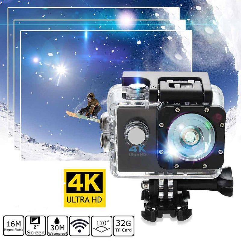 4K Ultra HD Akční kamera, vodotěsná, WiFi
