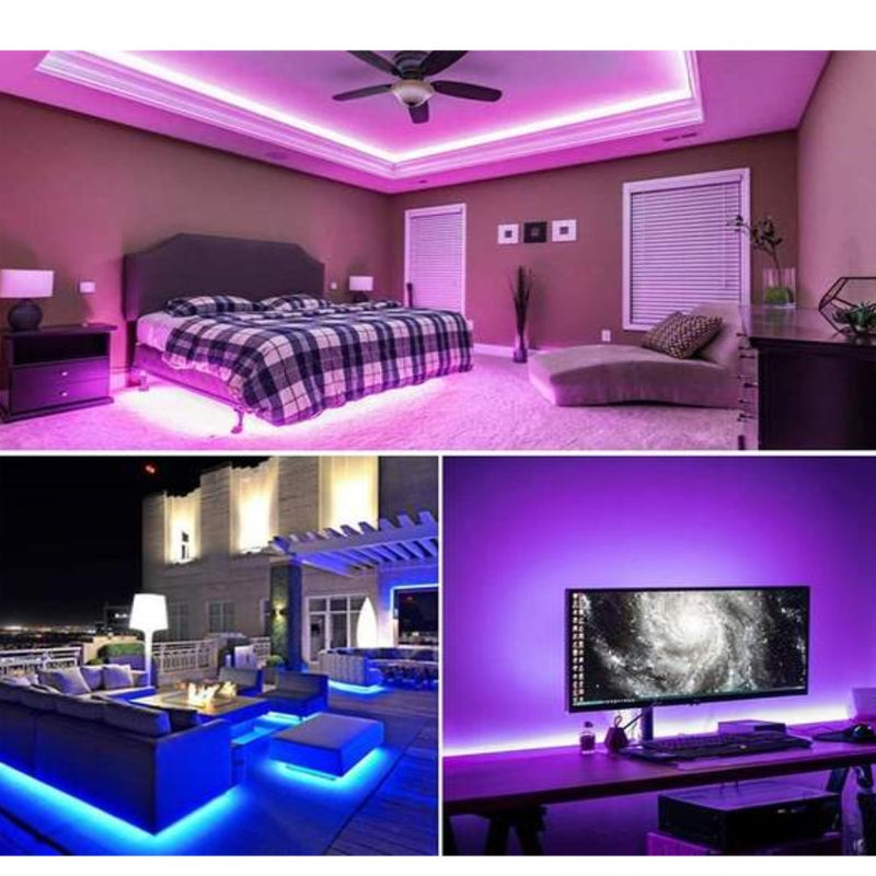 Led Pásek RGB / BÍLÝ 5m s dálkovým ovládáním