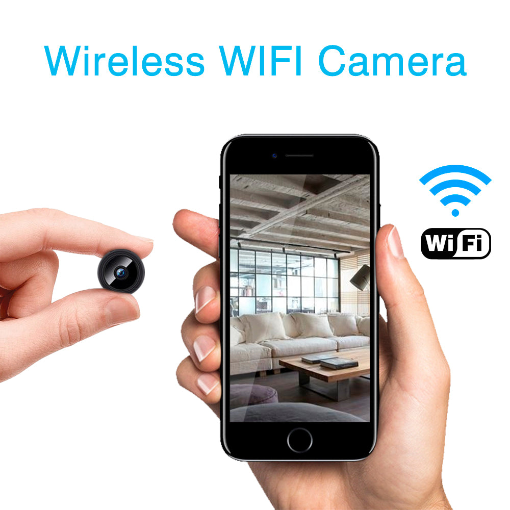 Mini monitorovací kamera, WiFi, živé sledování live, denní a noční nahrávání